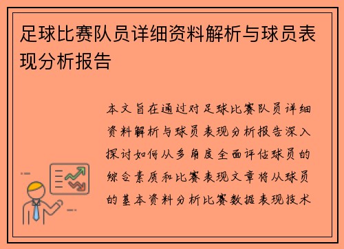 足球比赛队员详细资料解析与球员表现分析报告